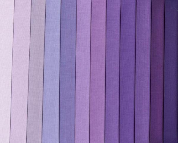 Kona Cotton Lavender Fields Palette Fat Quarter Bundle