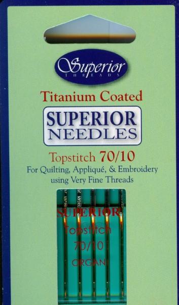 Titanium Coated Topstitch 70/10 Nähnadeln