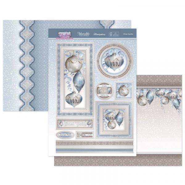 Topper-Set Contemporary Christmas Winter Sparkle