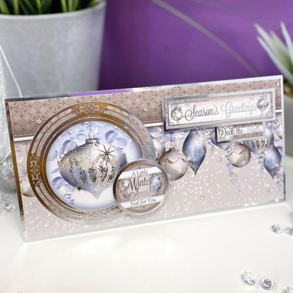 Topper-Set Contemporary Christmas Winter Sparkle