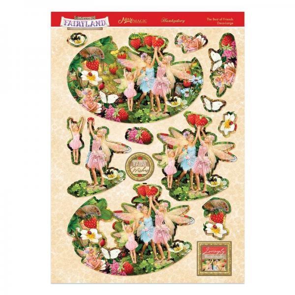 Hunkydory Fairyland Deco Large The Best of Friends