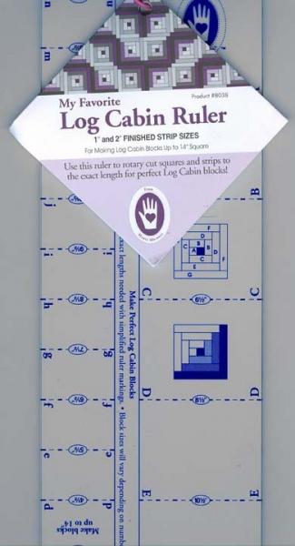 Log Cabin Ruler GROSS 8038